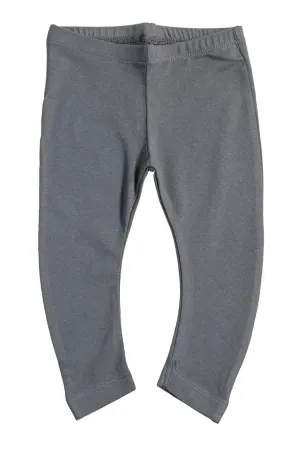 Baby Organic Cotton Charcoal Grey Leggings