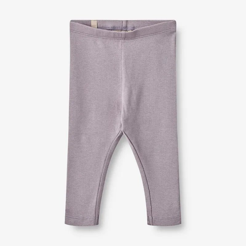 Baby Rib Leggings Maddy in Lavender
