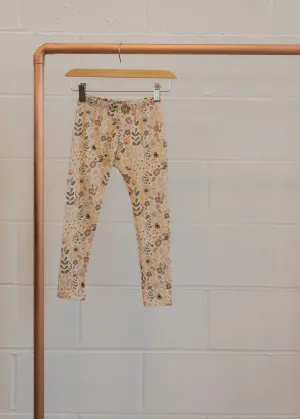Back to Basics: Youth Leggings Fall Floral