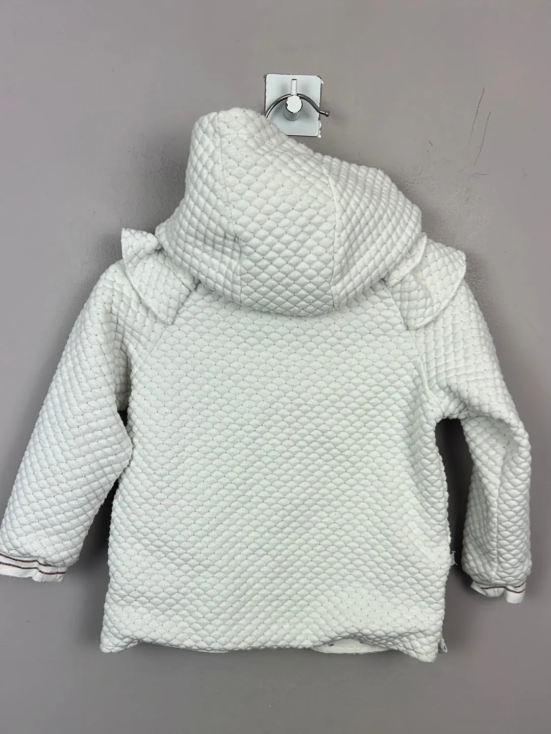 Baker White Quilted Jacket 18-24m