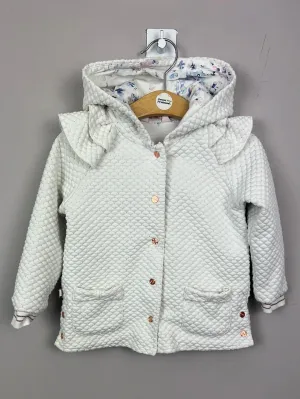 Baker White Quilted Jacket 18-24m