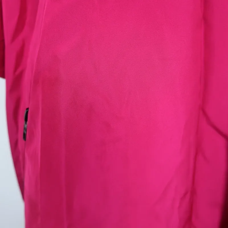 Balenciaga Logo Windbreaker Fuchsia Size 40 Hooded Oversize Jacket