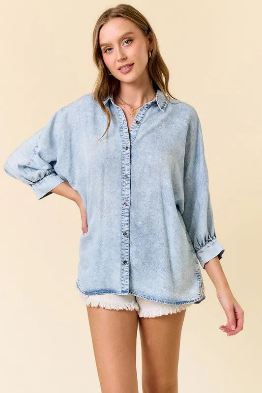 Bards Denim Blouse