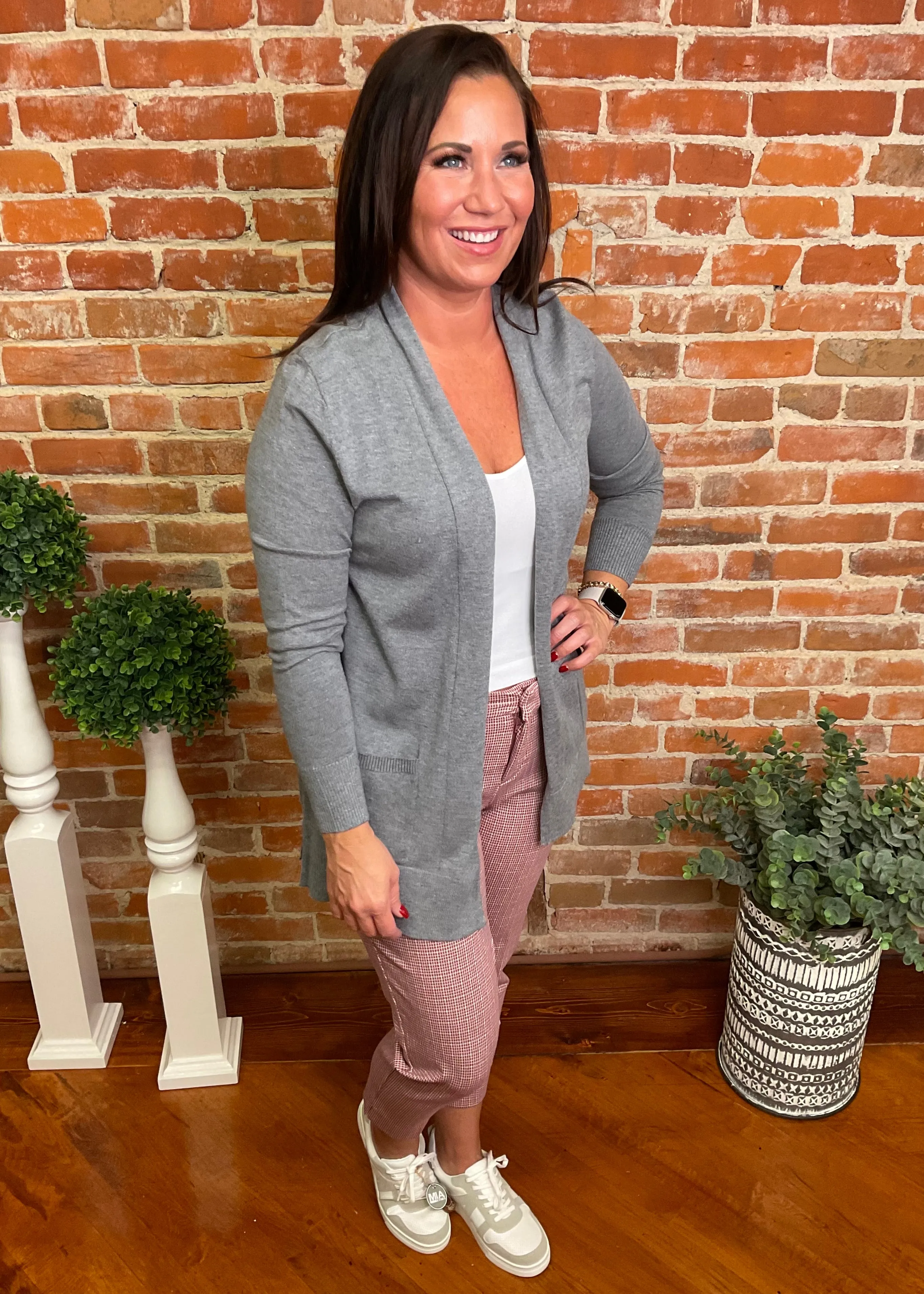 Basic Open Front Cardigan (Multiple Colors)