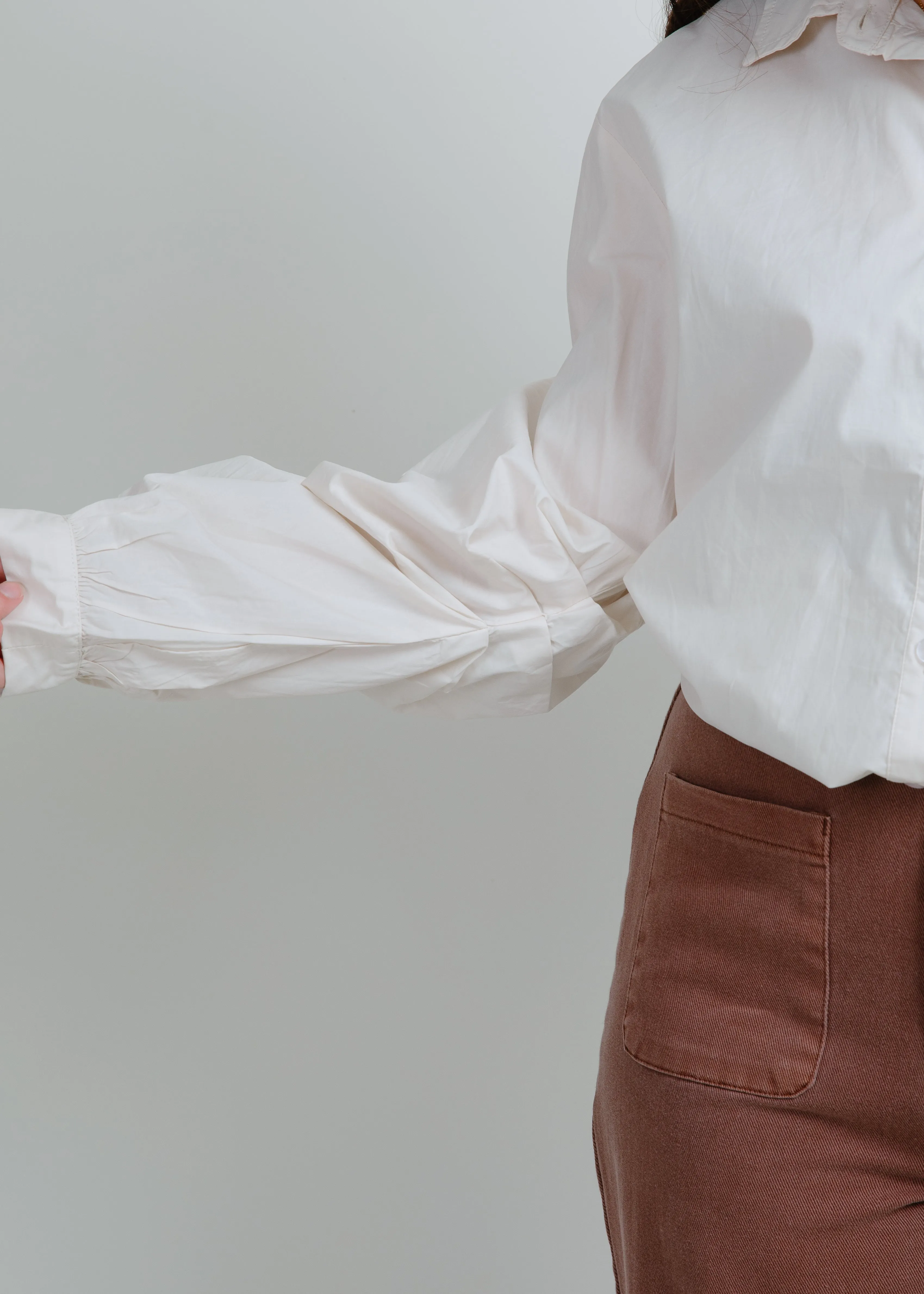 Beatrix Button Up - Cream
