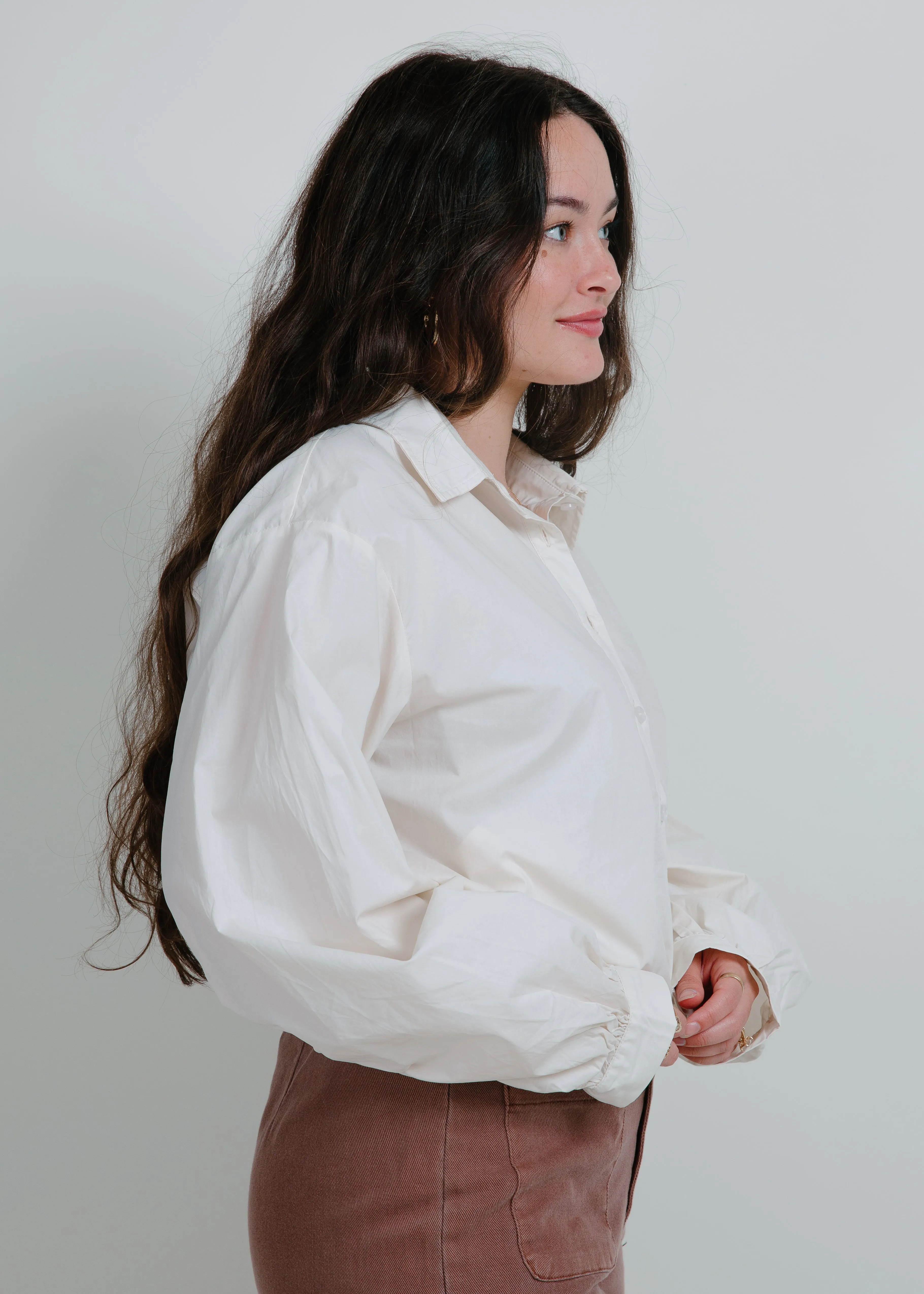 Beatrix Button Up - Cream
