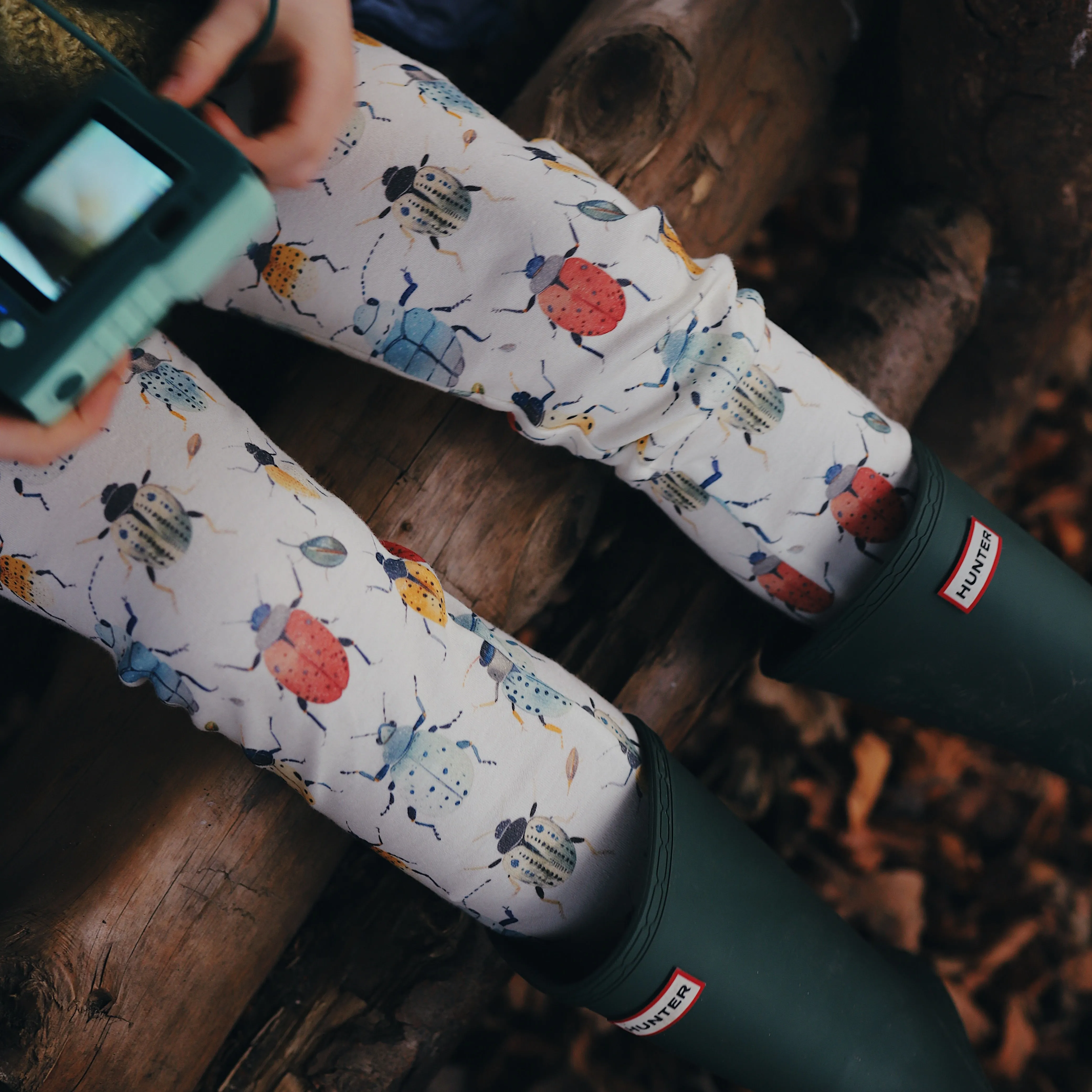 Beetles   Bugs Slim Leggings