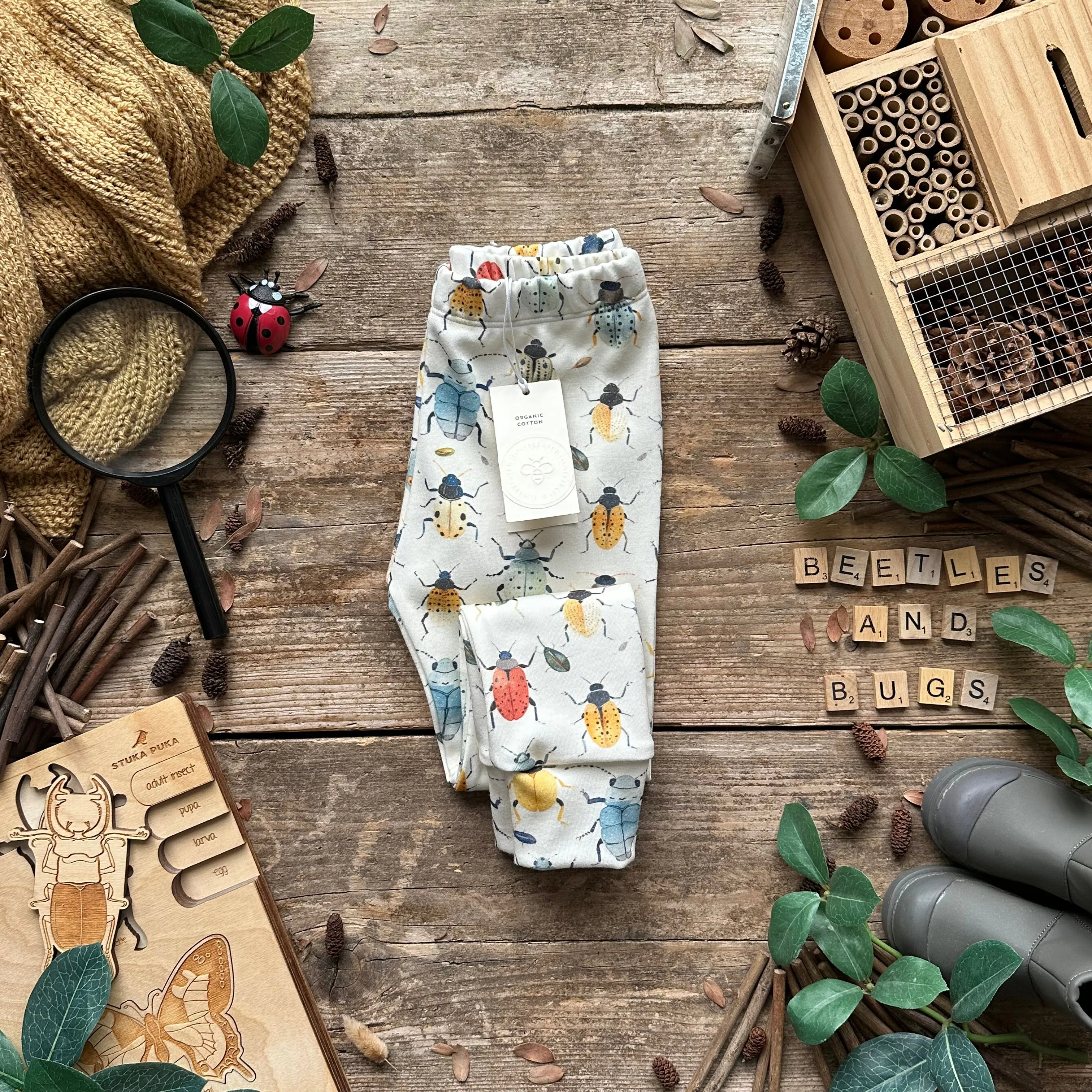 Beetles   Bugs Slim Leggings
