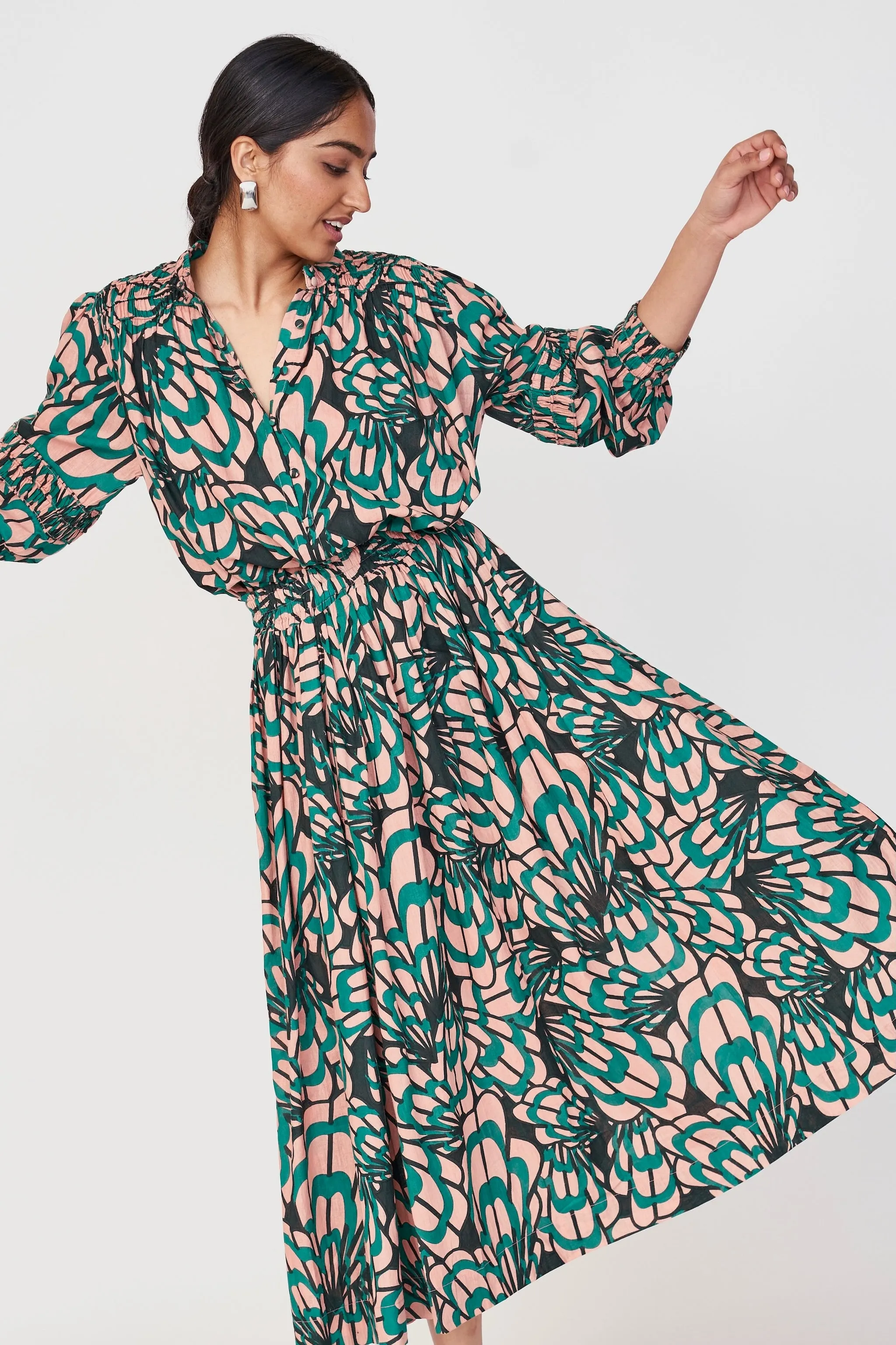 Beirut Blouse in Paradise Shell