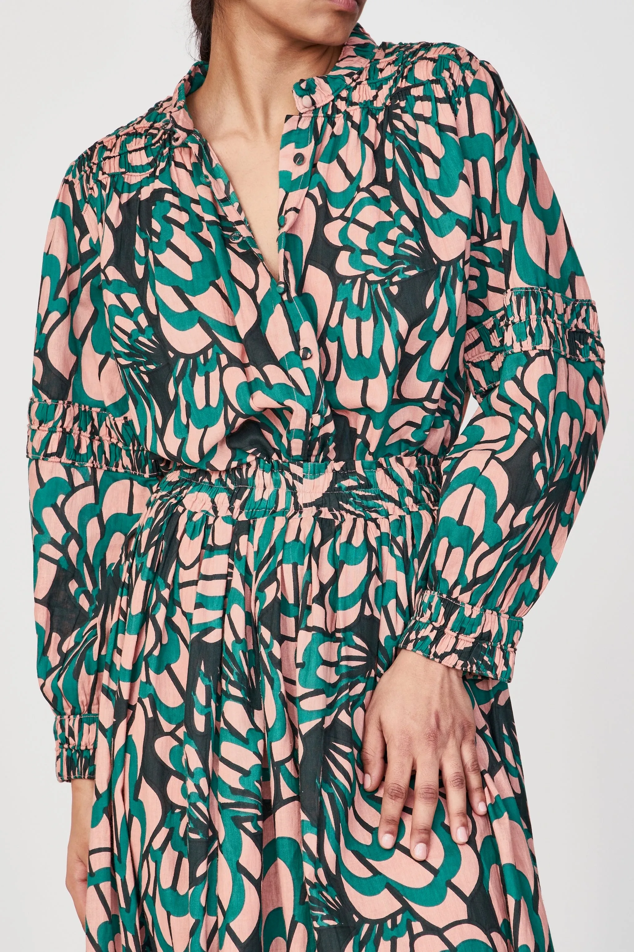 Beirut Blouse in Paradise Shell