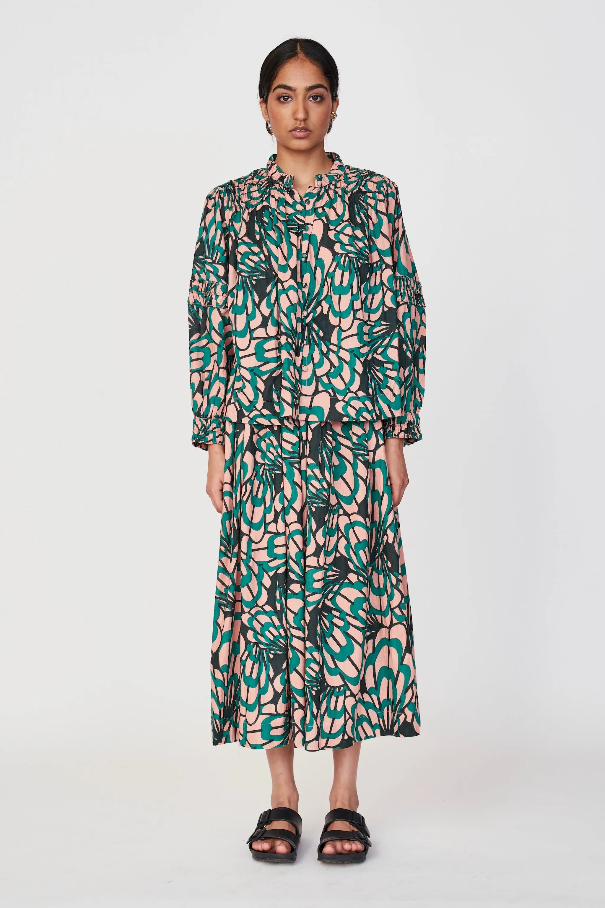 Beirut Blouse in Paradise Shell