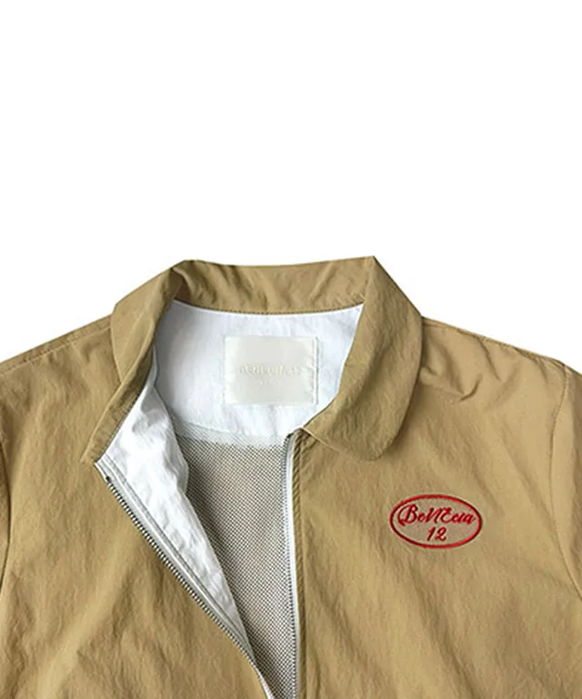 BENECIA 12 Half Windbreaker - Beige