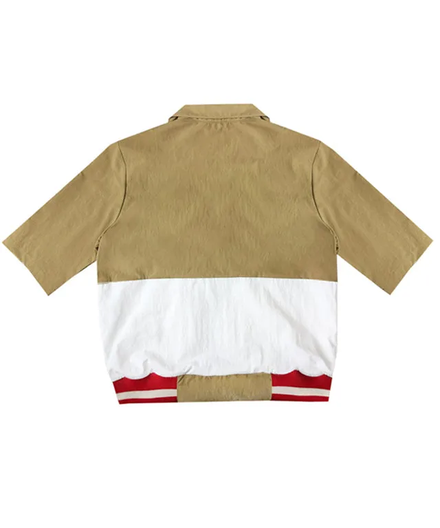 BENECIA 12 Half Windbreaker - Beige
