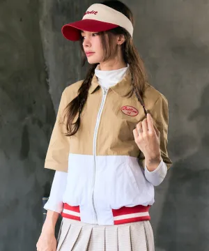 BENECIA 12 Half Windbreaker - Beige