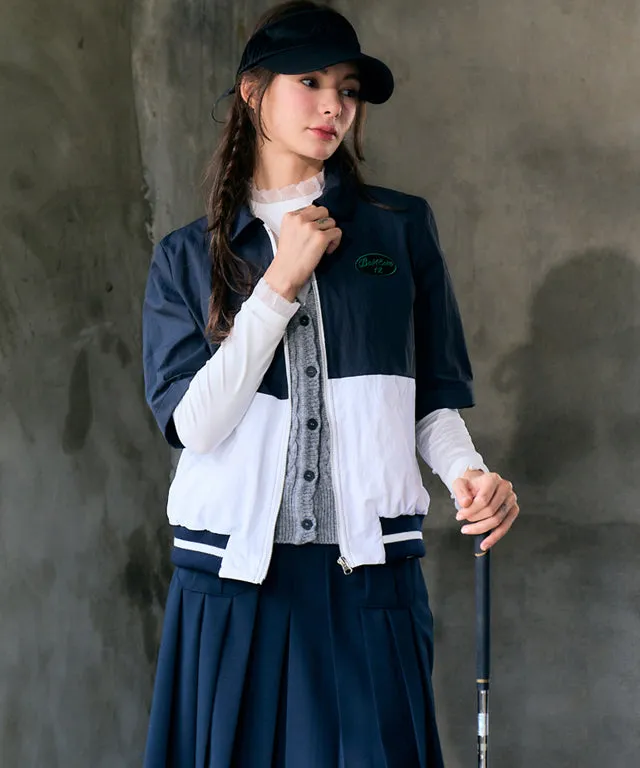 BENECIA 12 Half Windbreaker - Navy