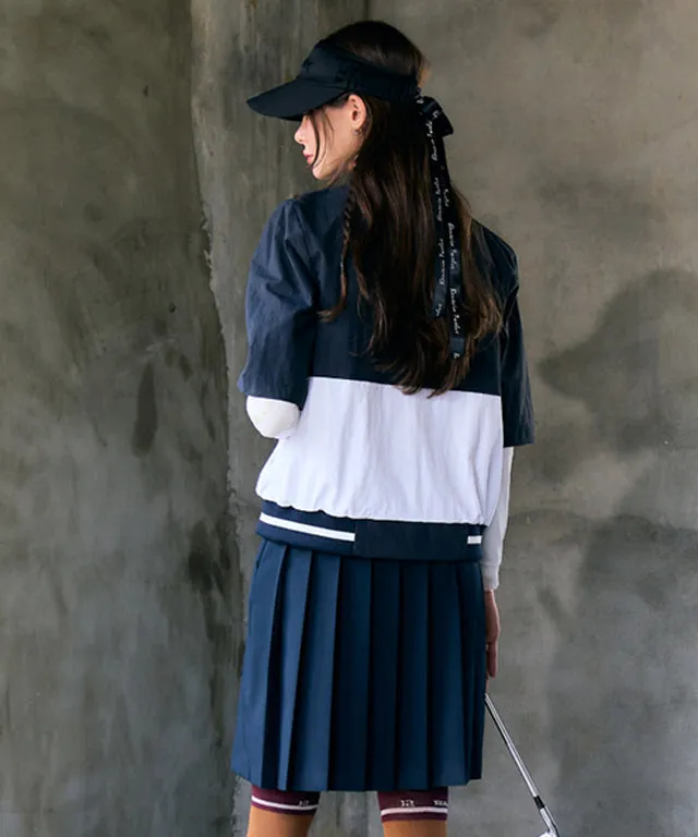 BENECIA 12 Half Windbreaker - Navy