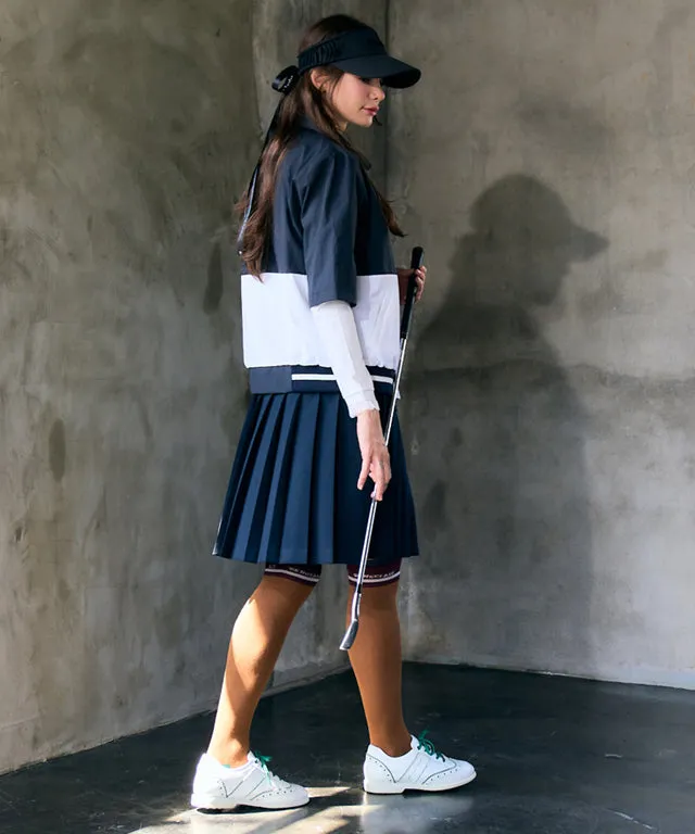 BENECIA 12 Half Windbreaker - Navy