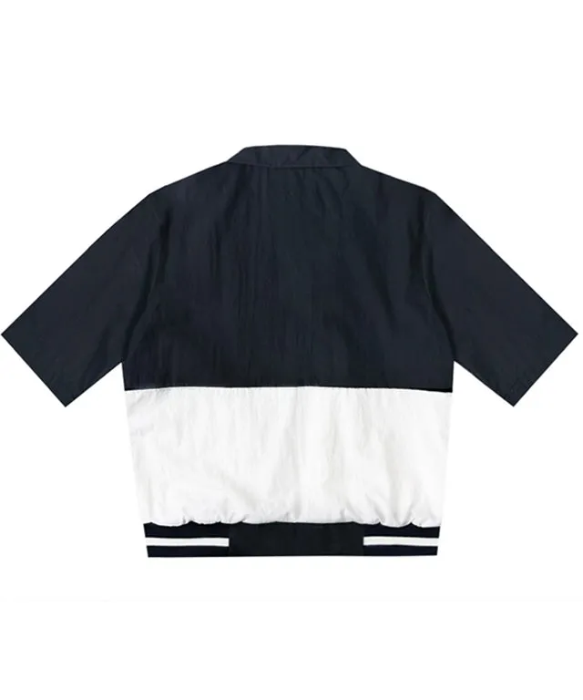 BENECIA 12 Half Windbreaker - Navy