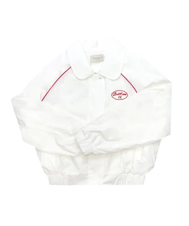 BENECIA 12 Retro Windbreaker - White