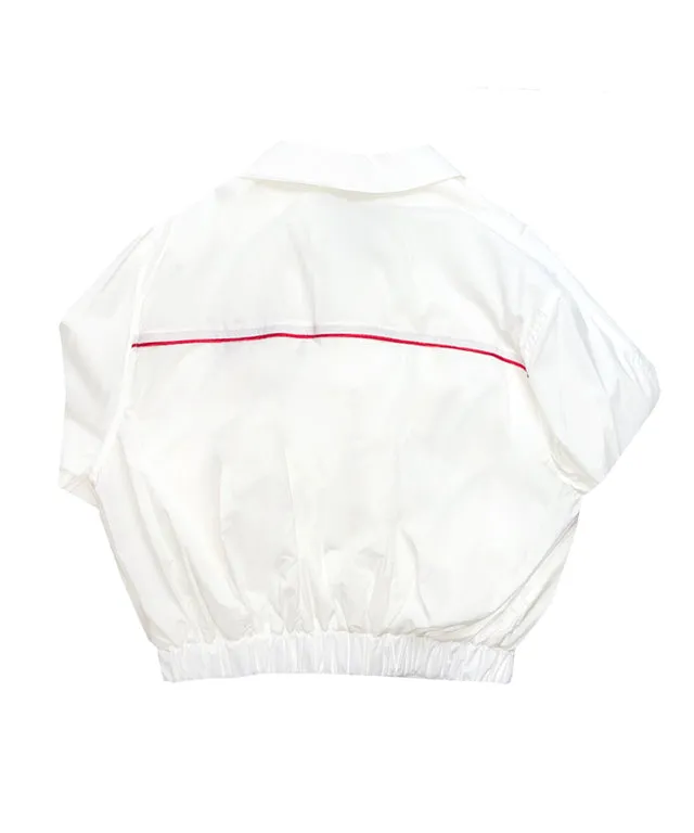 BENECIA 12 Retro Windbreaker - White