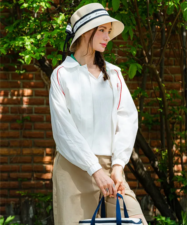 BENECIA 12 Retro Windbreaker - White
