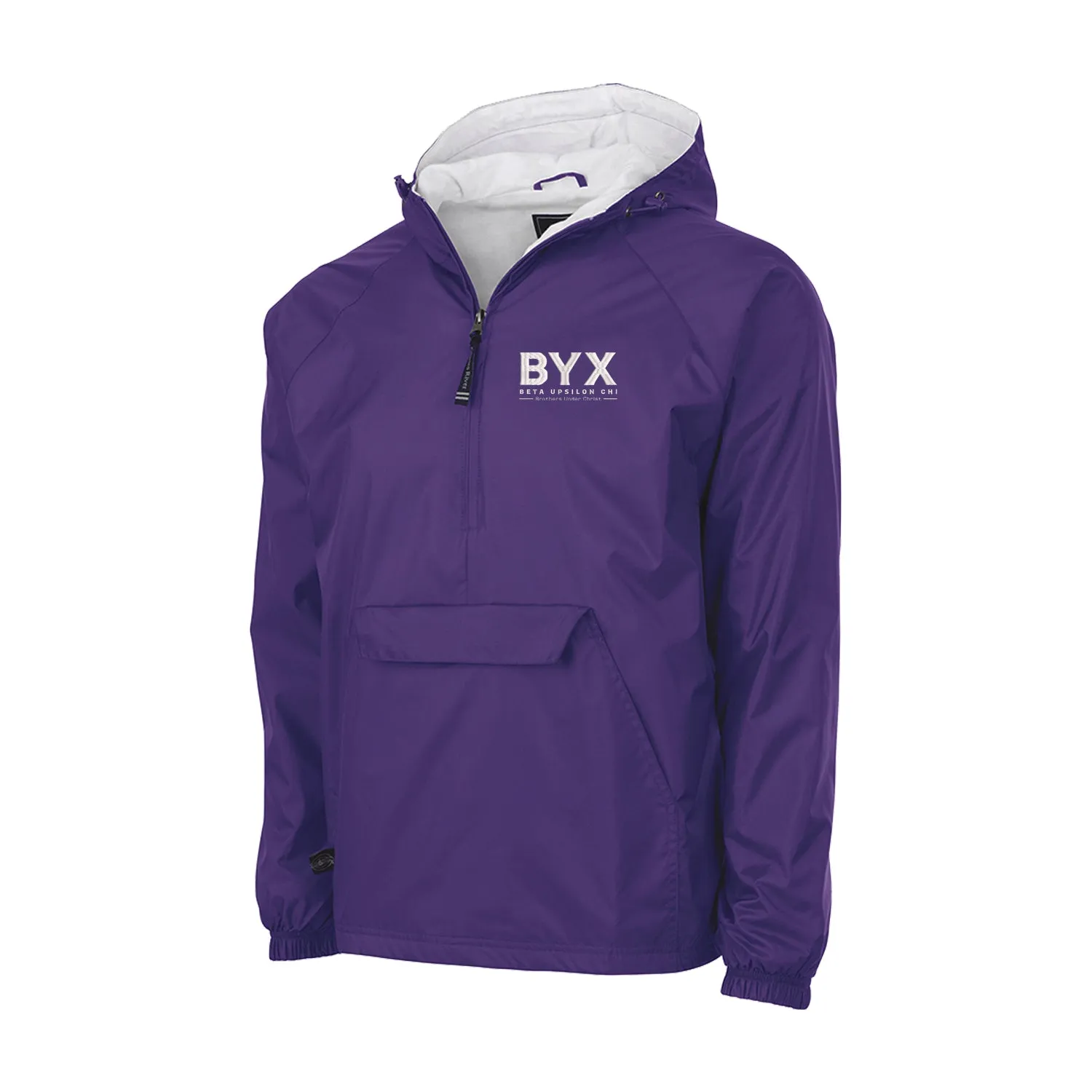 Beta Upsilon Chi Lined Windbreaker