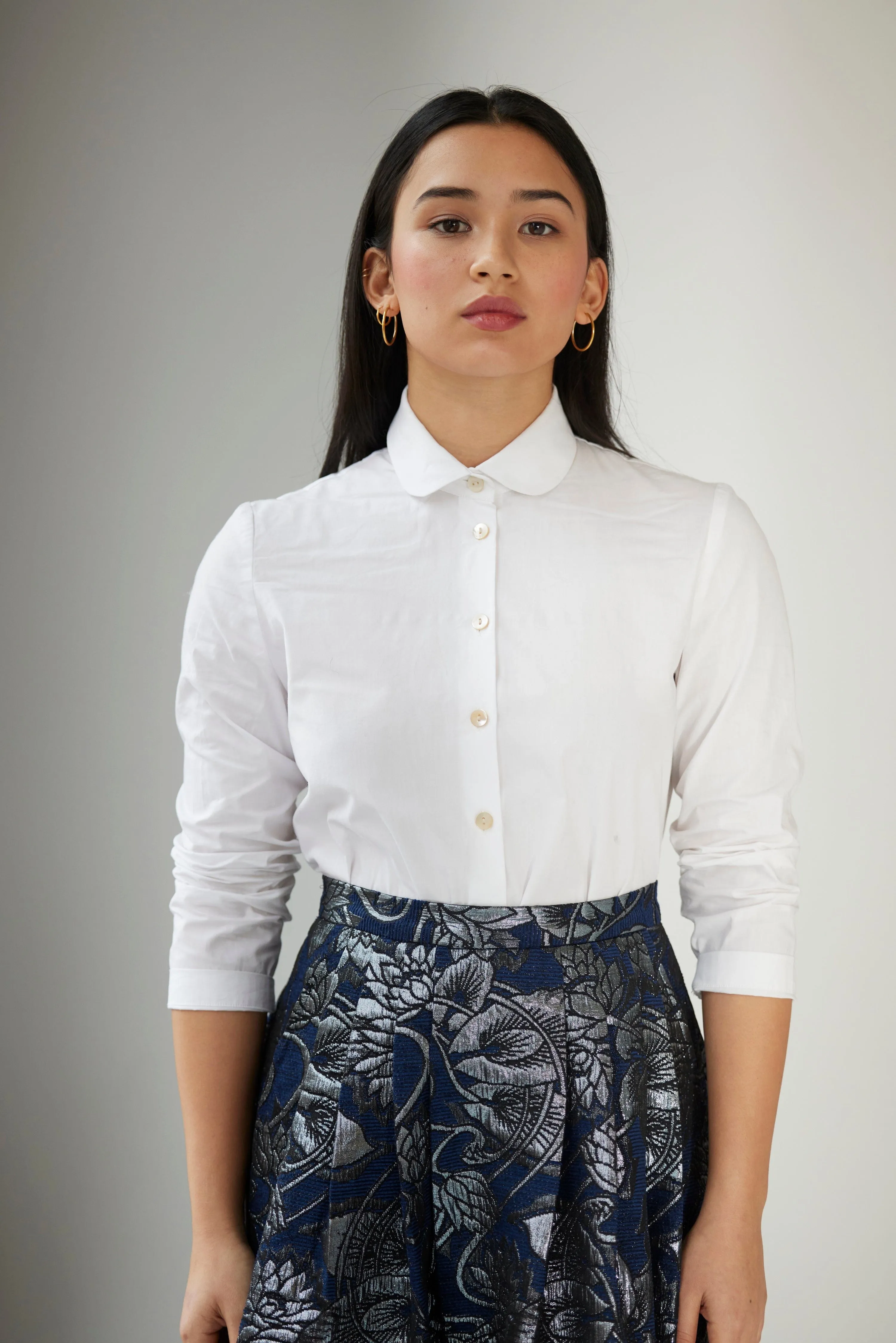 Binty Blouse in Cotton Poplin