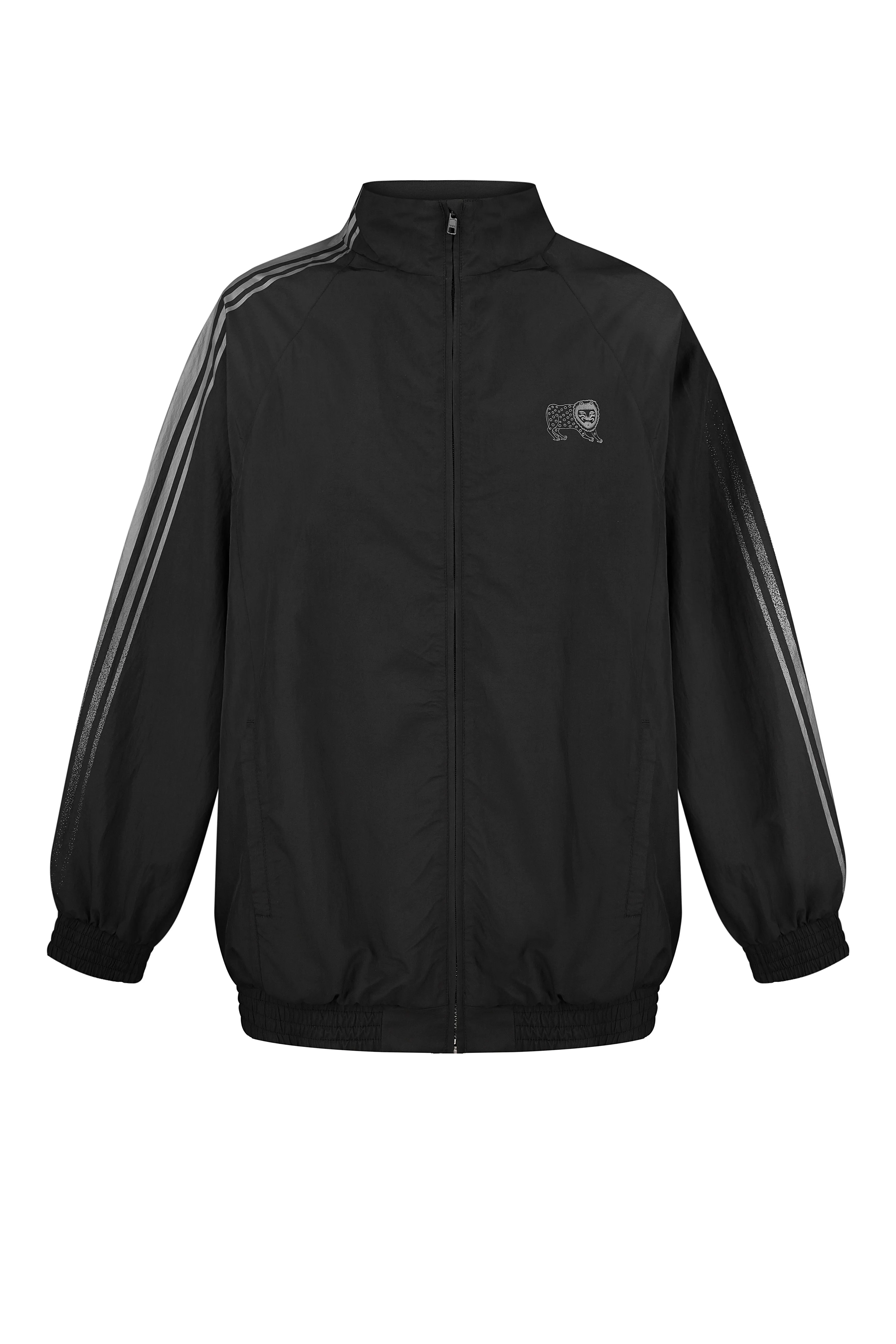 Black Track Jacket "BOLOTNIA"