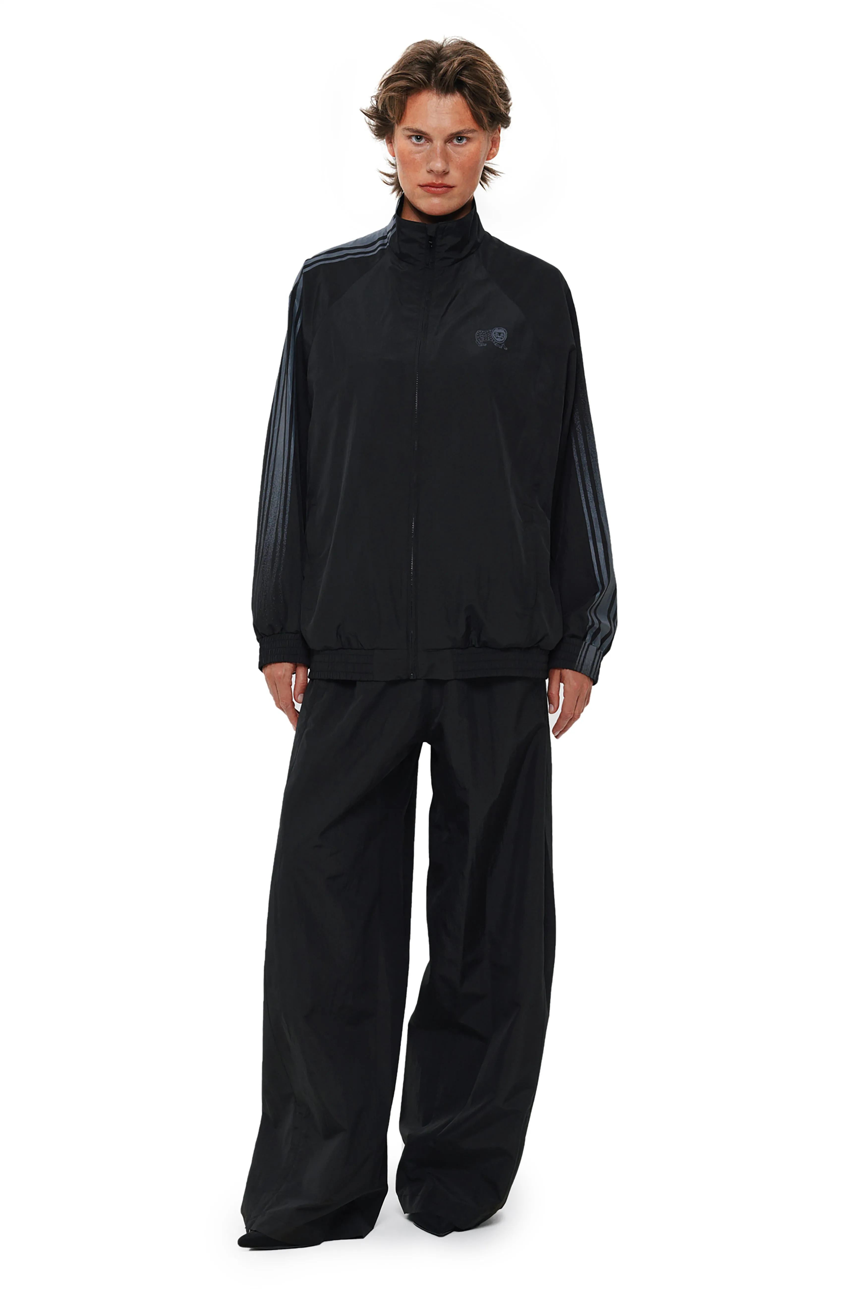 Black Track Jacket "BOLOTNIA"