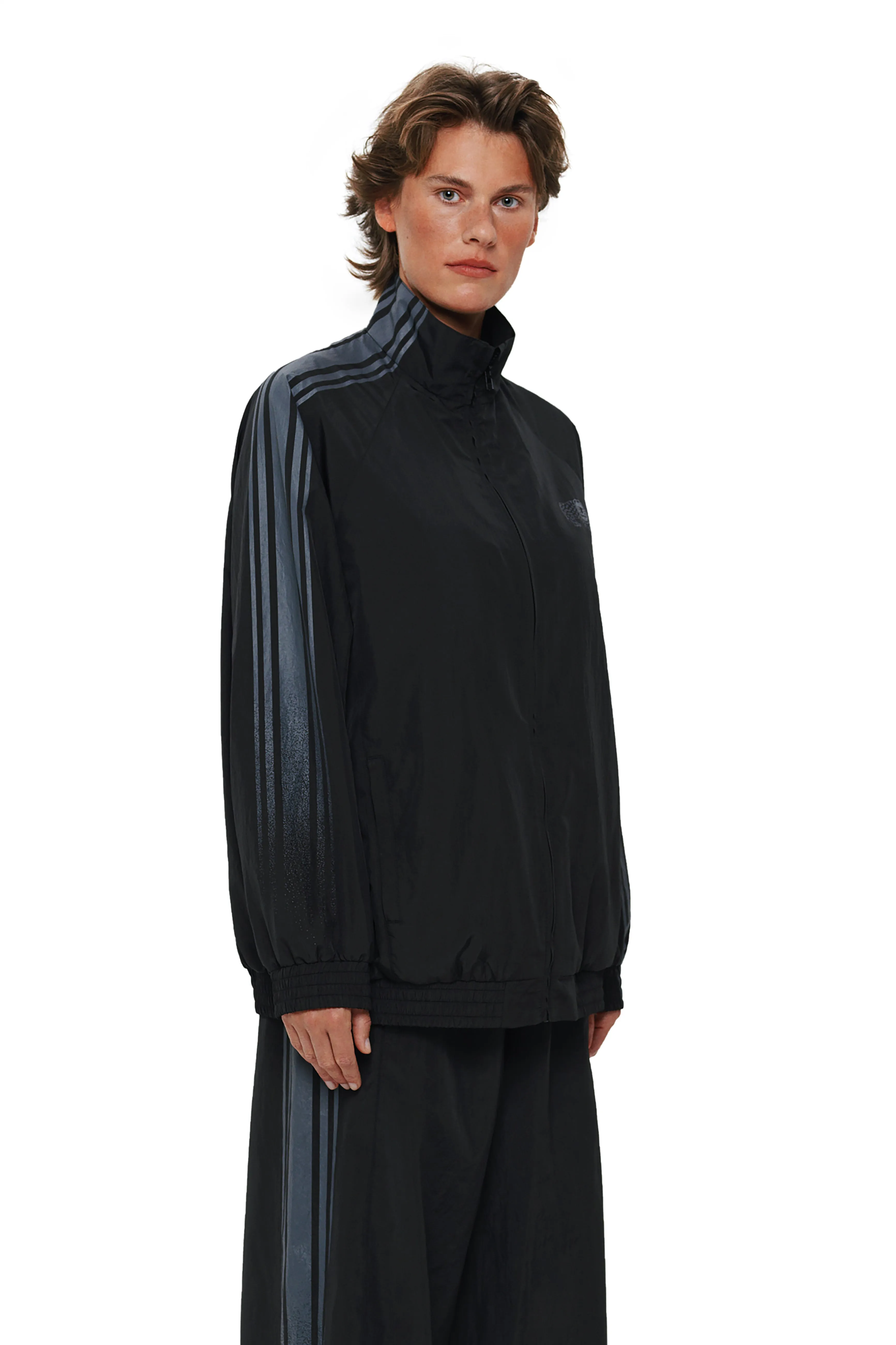 Black Track Jacket "BOLOTNIA"
