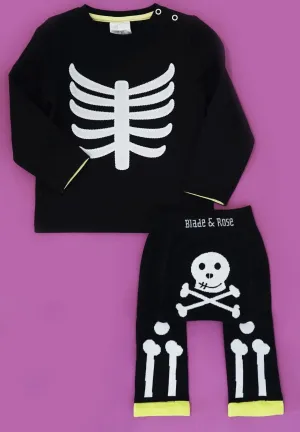 Blade & Rose Skeleton Halloween Top