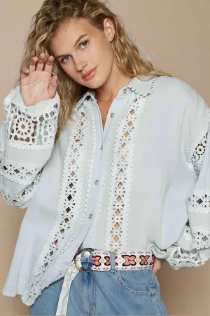 Blossom Veil Lace Blouse