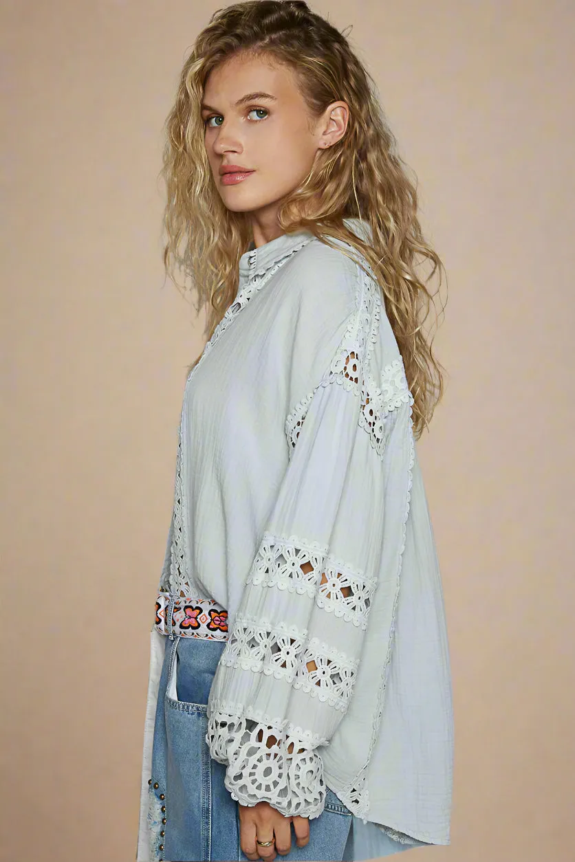 Blossom Veil Lace Blouse