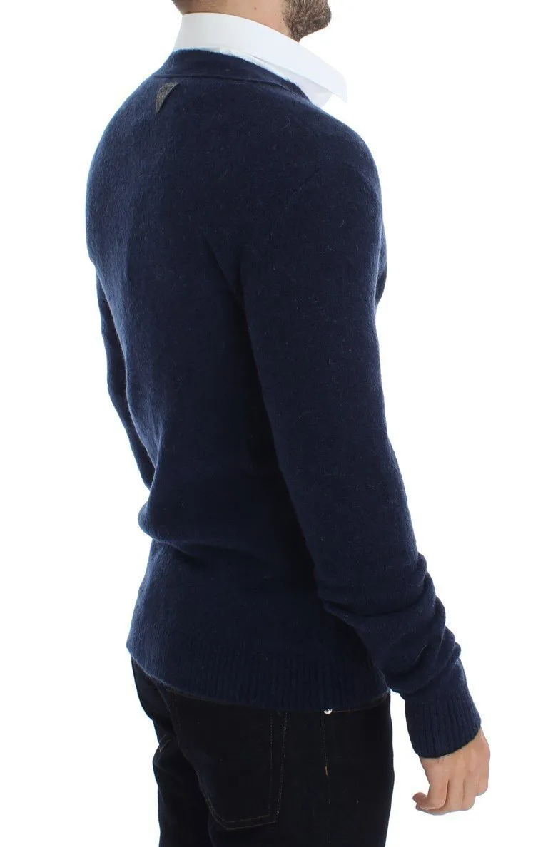 Blue Button Down Cardigan