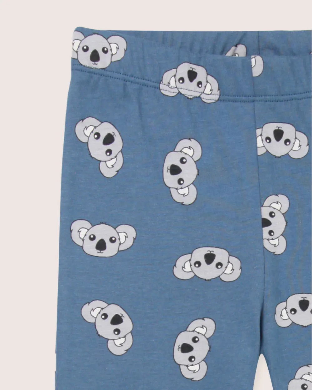 Blue Koala Print Leggings