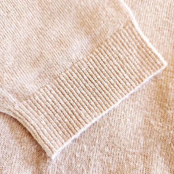 Boden Pink Metallic Cashmere Wool Blend Button Down Fitted Sweater Cardigan 8
