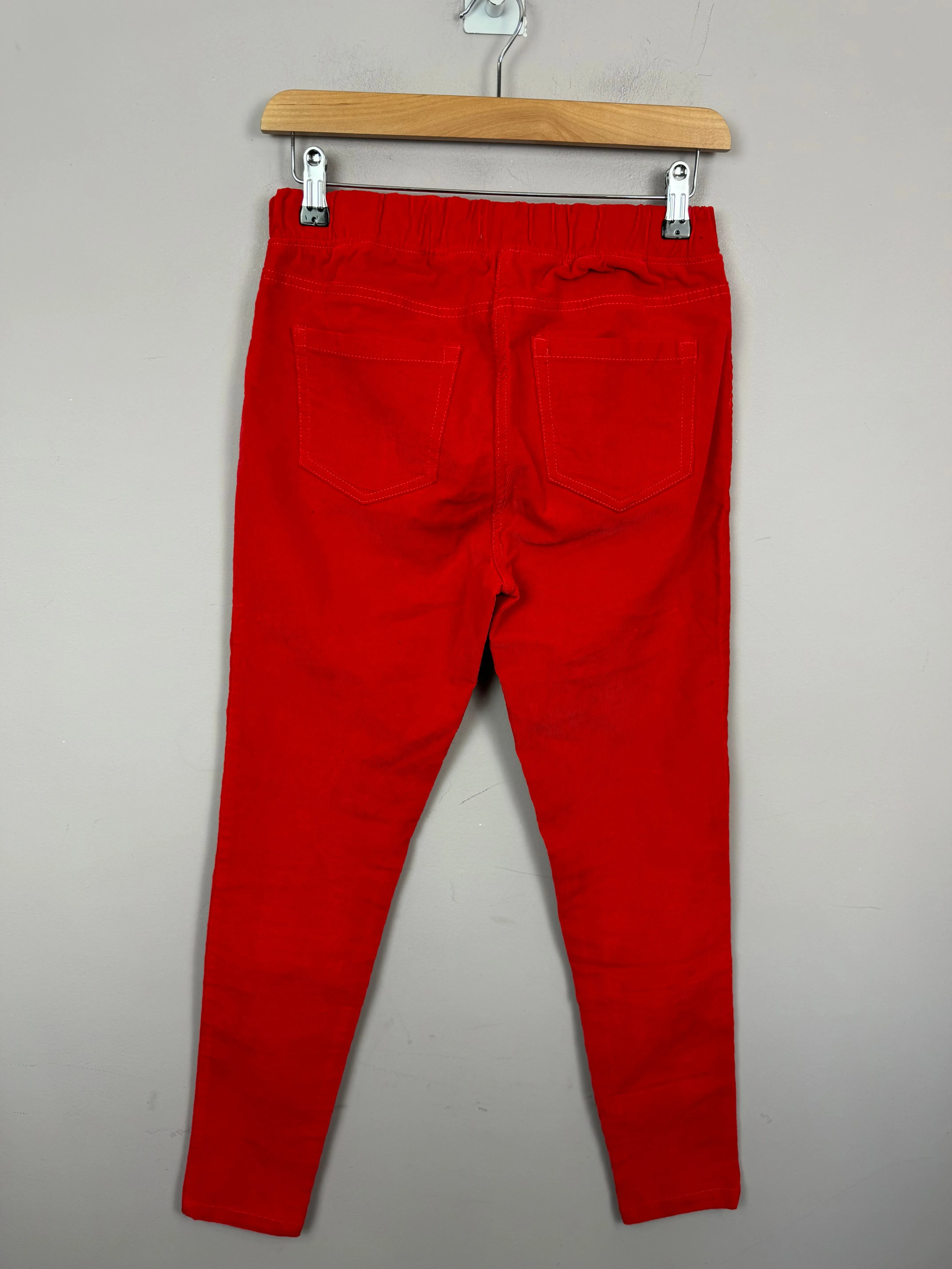 Boden Red Cord Leggings 15y