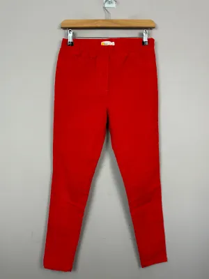 Boden Red Cord Leggings 15y