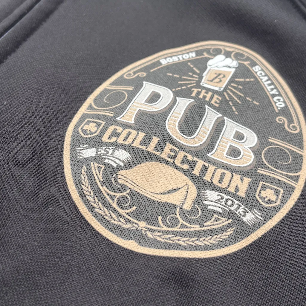 Boston Scally The Pub Collection - Black White Track Jacket