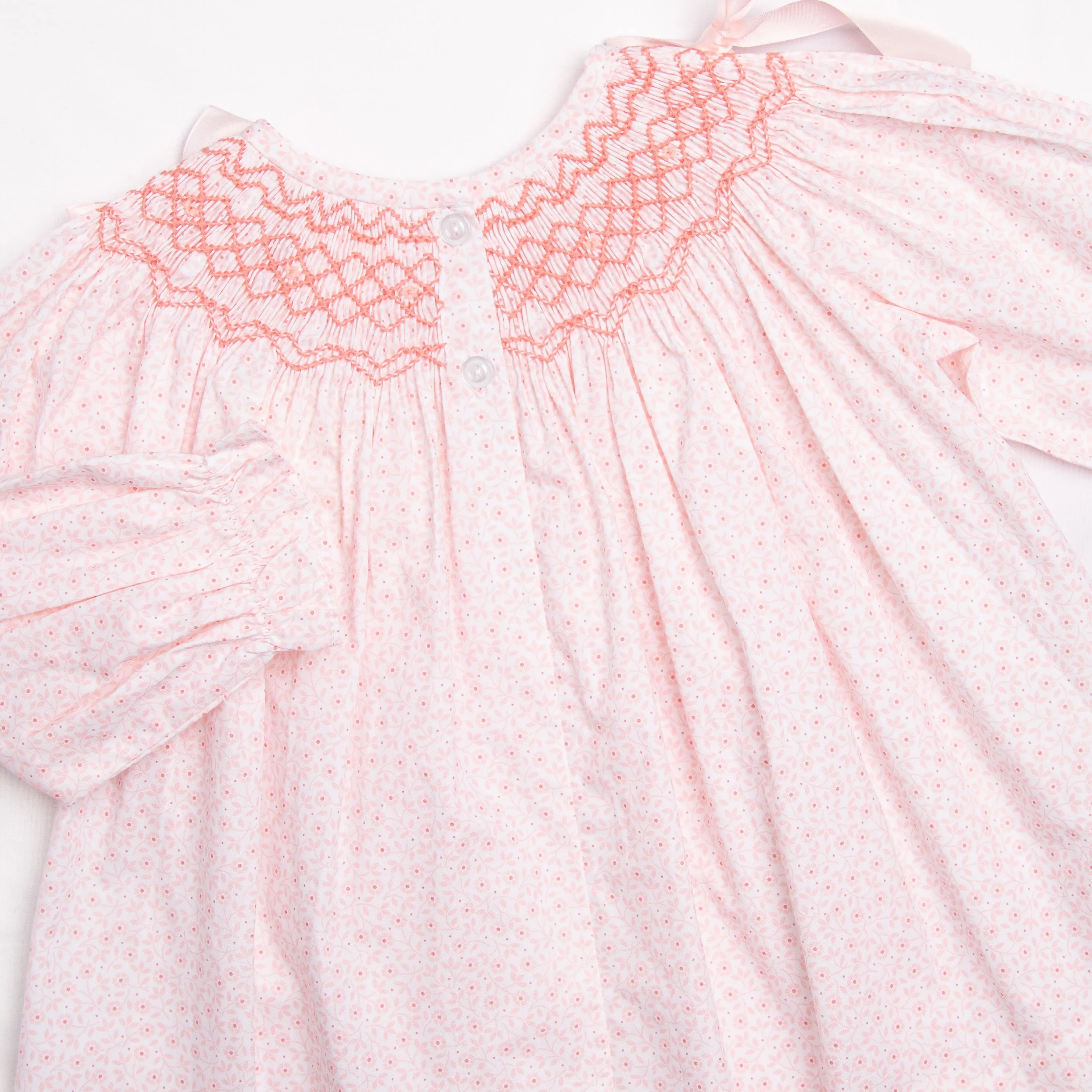 Bow Me Away Smocked Legging Set, Pink