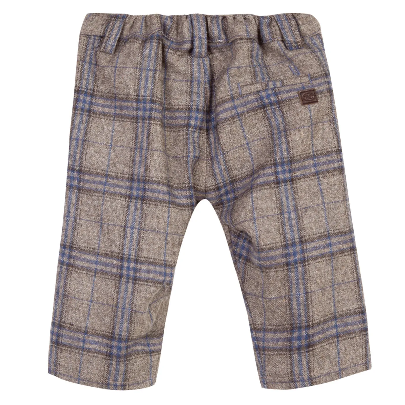 Brown Marl Checked Trousers