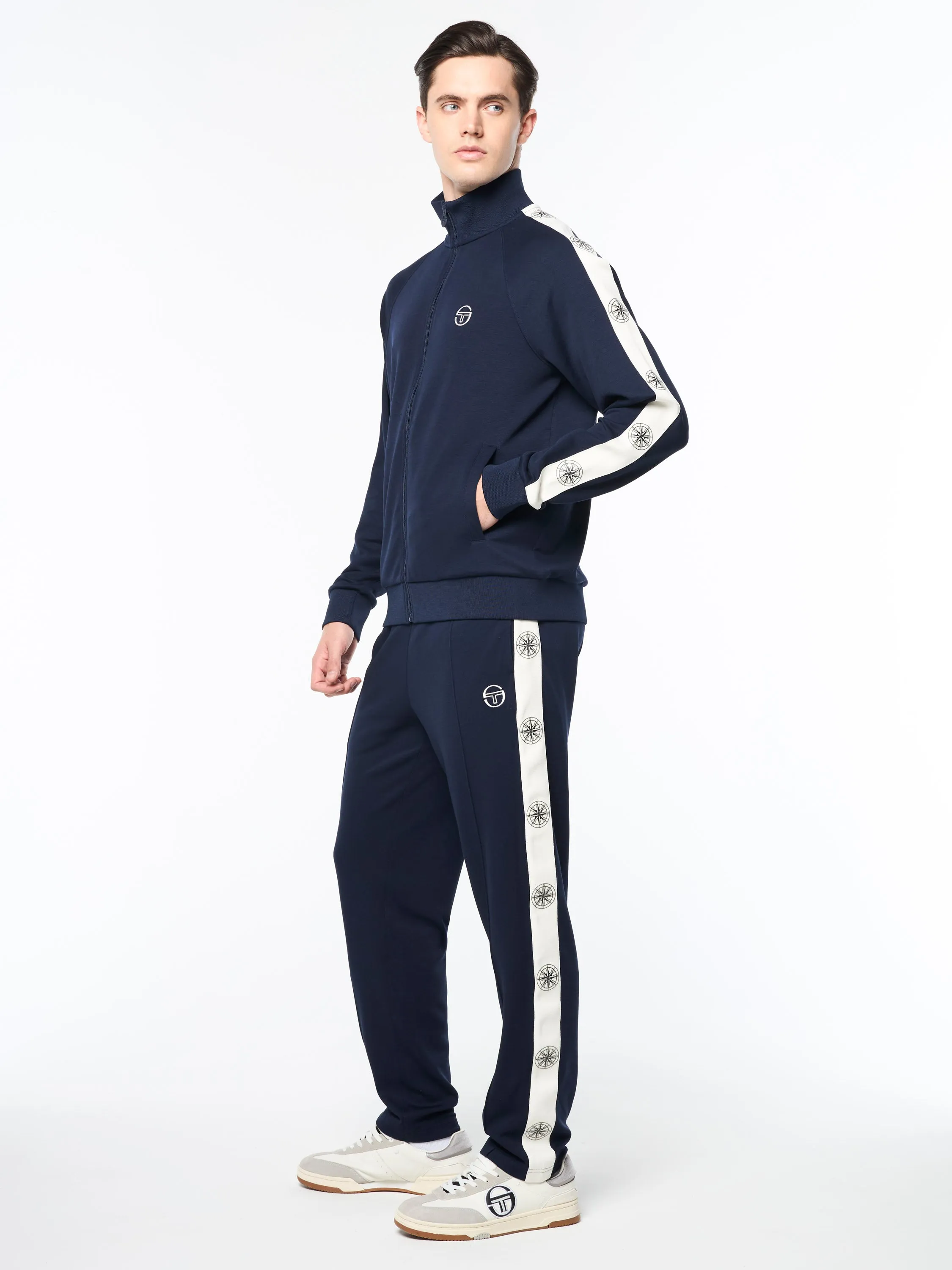 Bussola Track Jacket- Maritime Blue