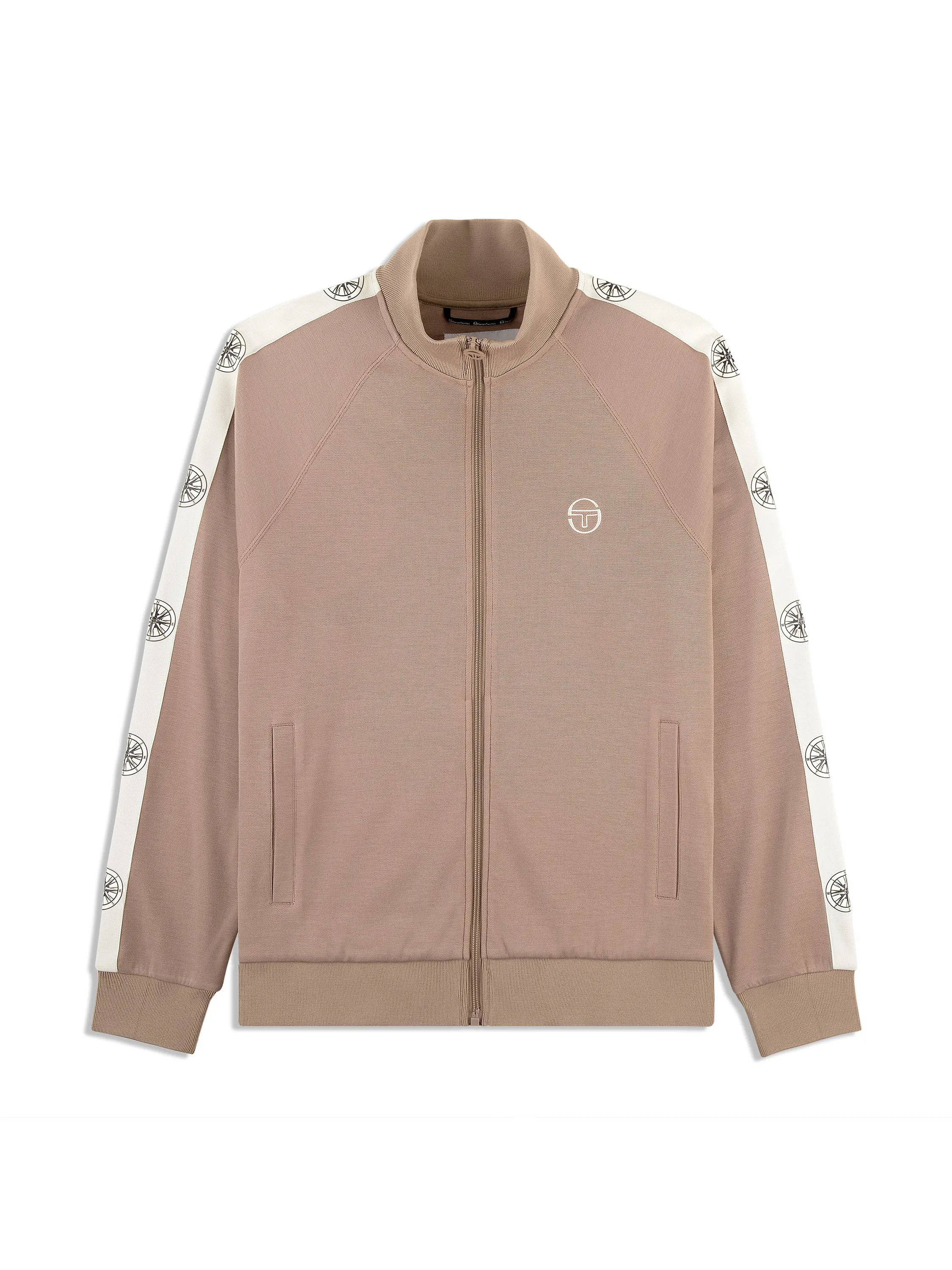 Bussola Track Jacket- Taupe Grey