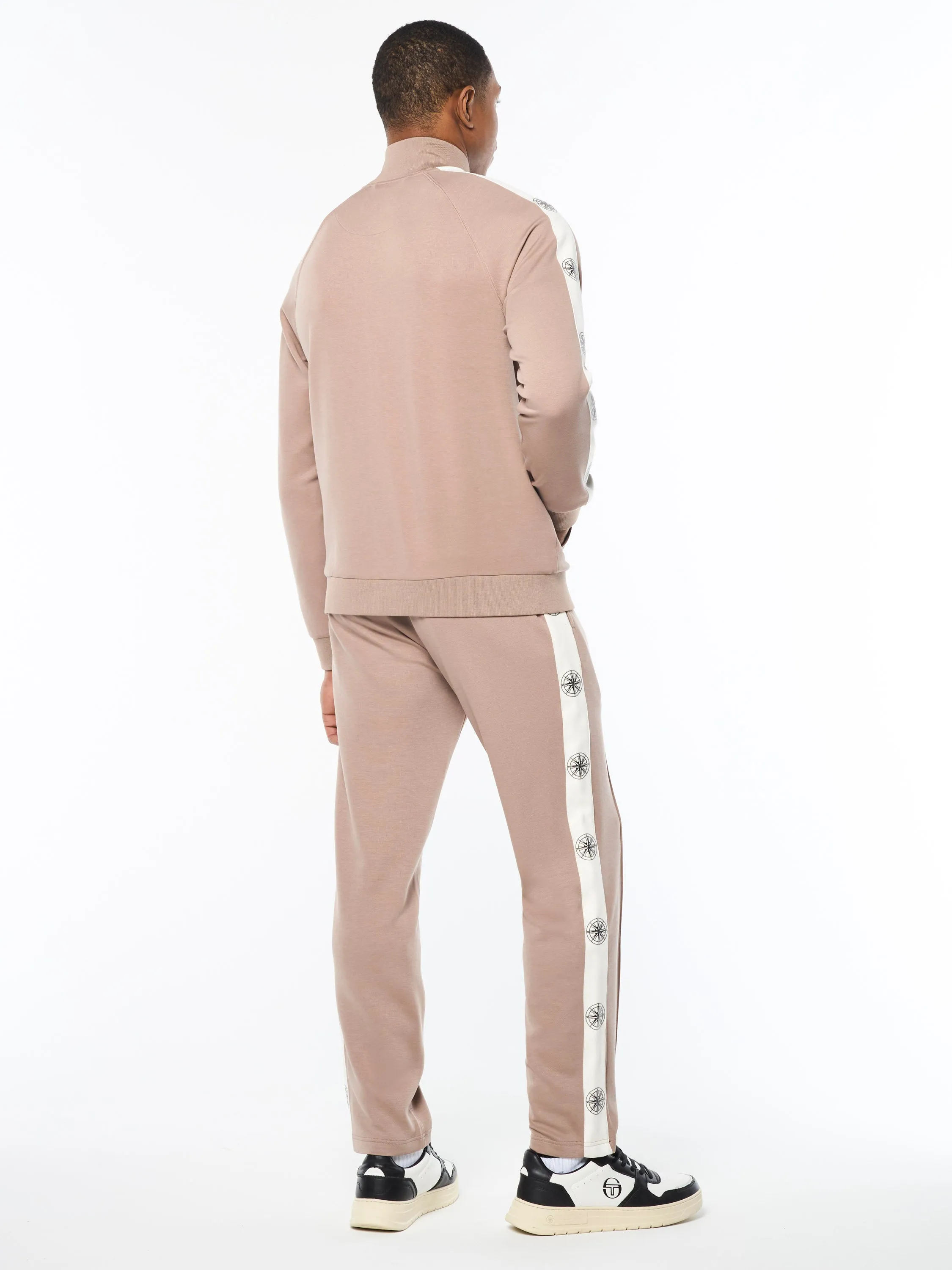 Bussola Track Jacket- Taupe Grey