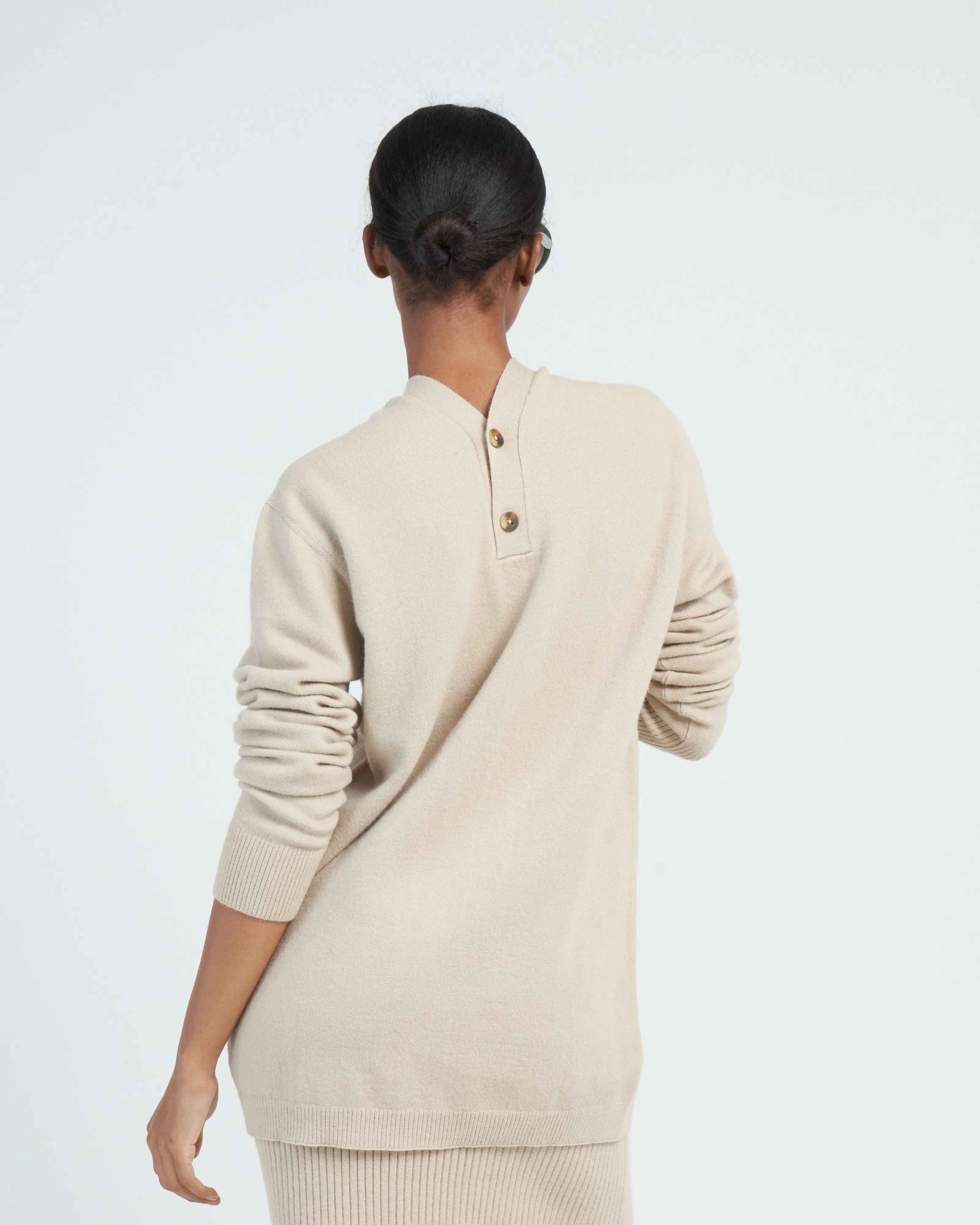 button cardigan - antique
