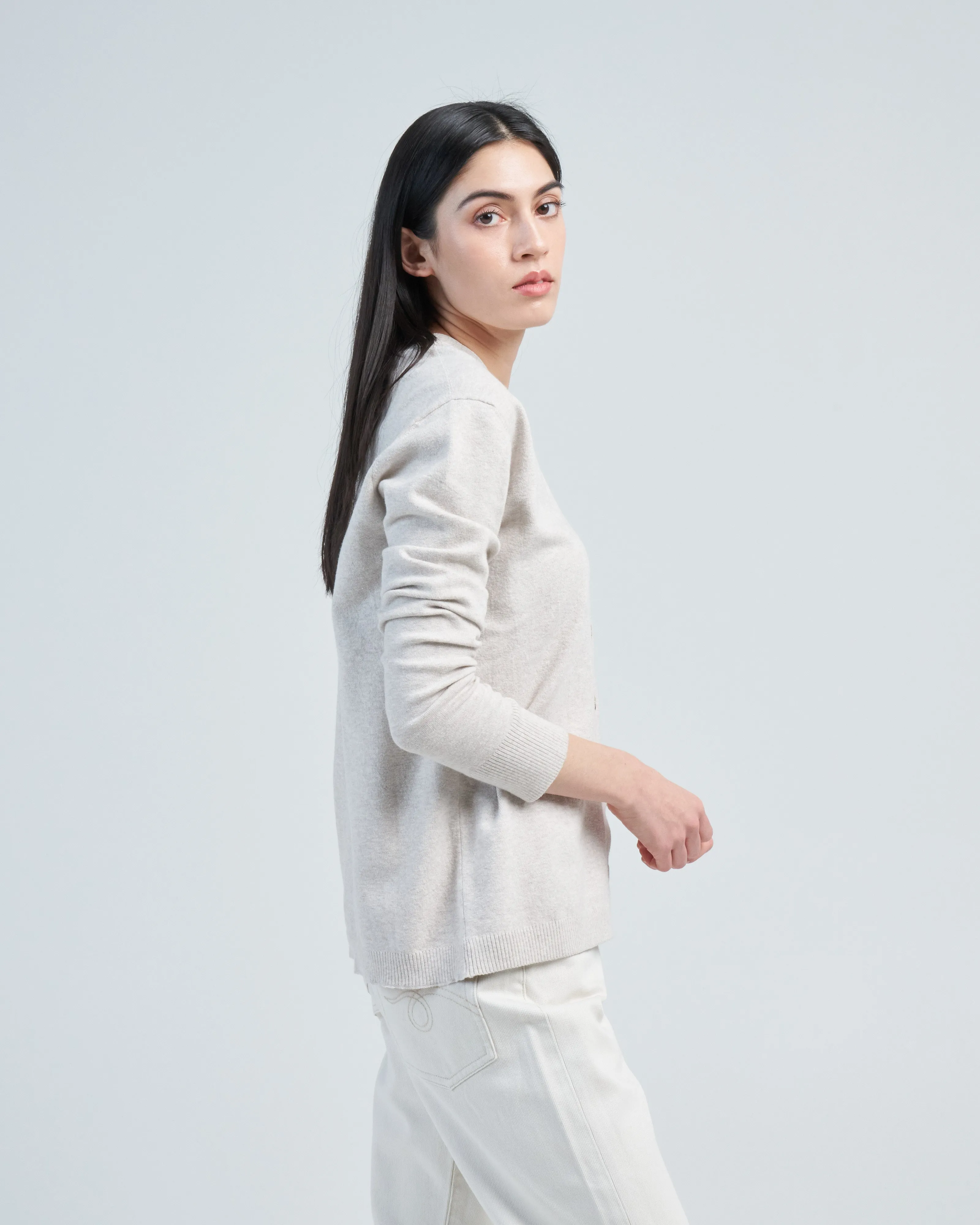 button cardigan