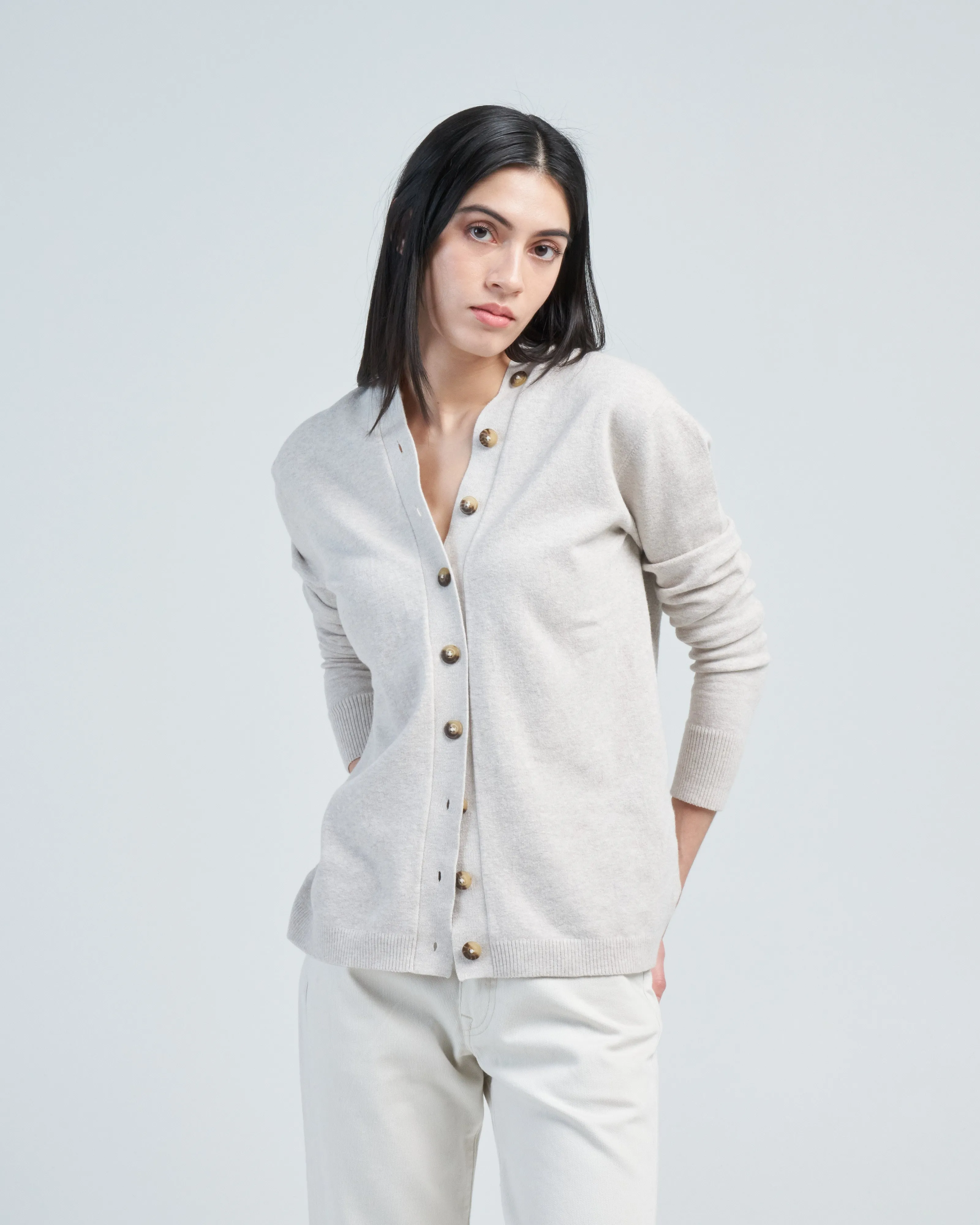 button cardigan