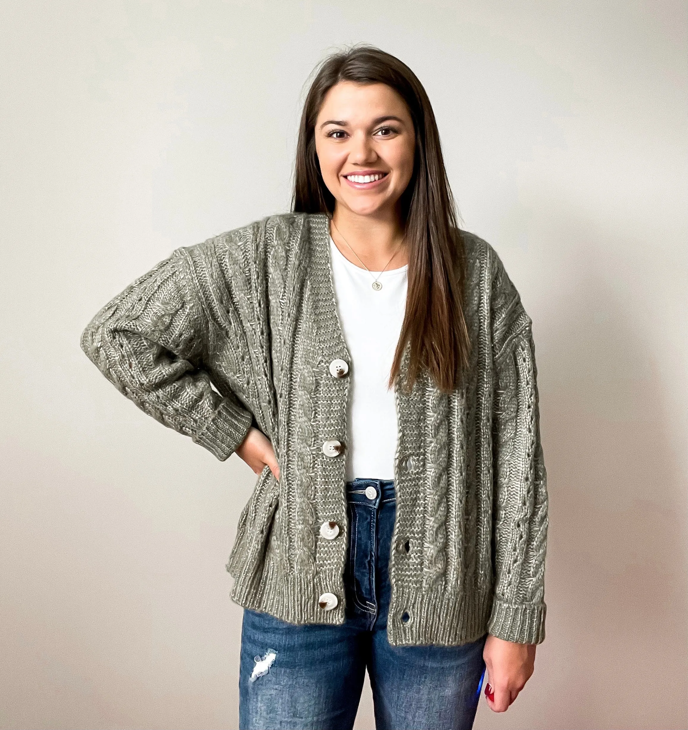 Cable Cutie Cardigan