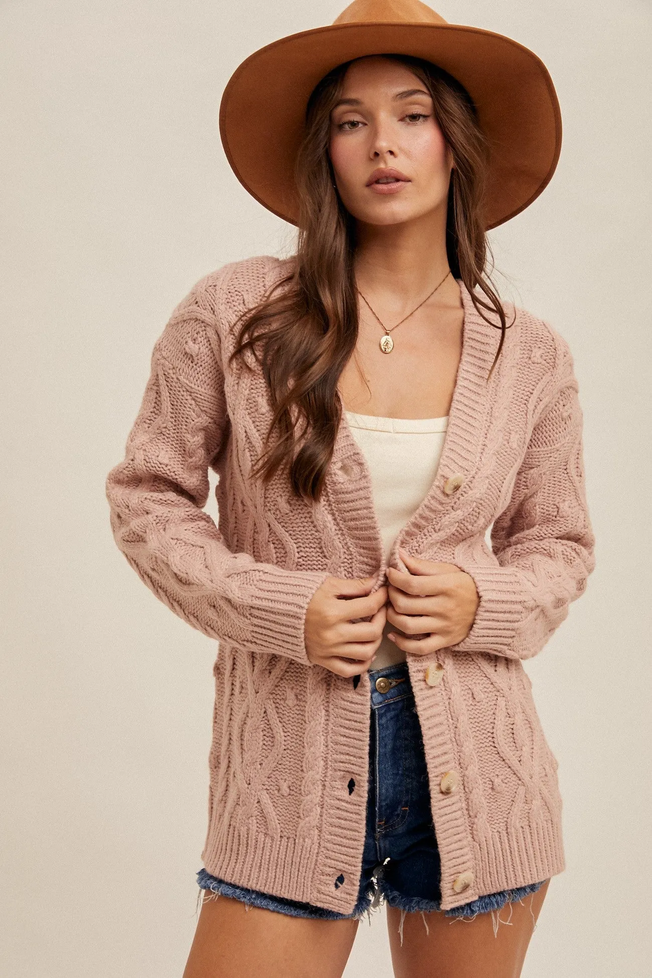 Cable Knit Cardigan