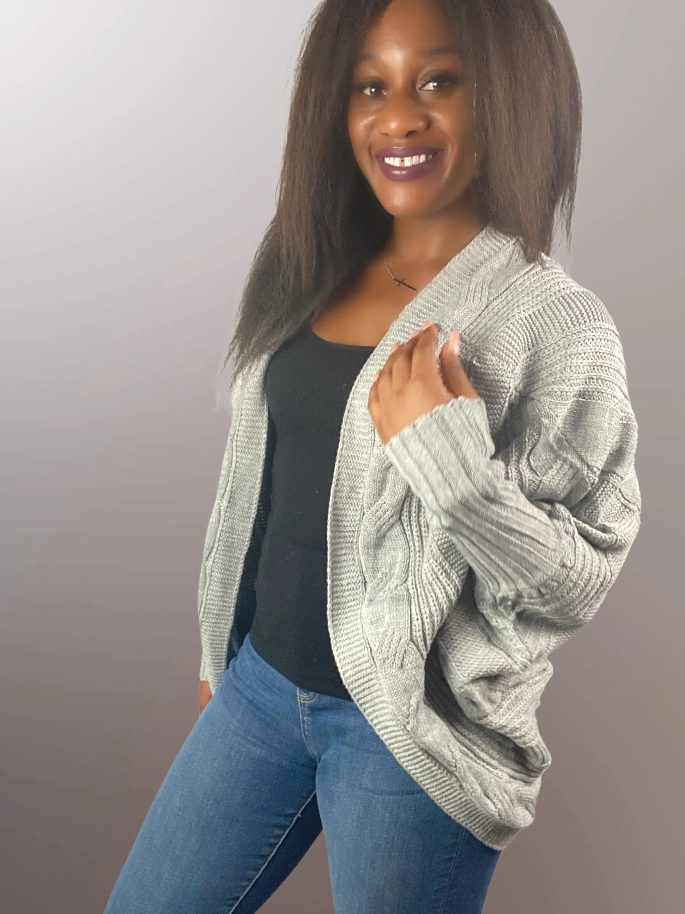Cable Knit Cardigan